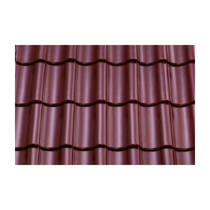 Керамическая черепица ABC TG10, Марон (ангоб)