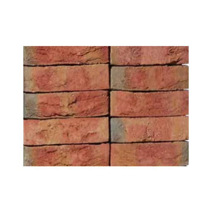 Облицовочный кирпич WASSERSTRICH Светло-красный пестрый (hellrot-bunt) ручн.форм. (handform), 240x115x71 мм, Röben