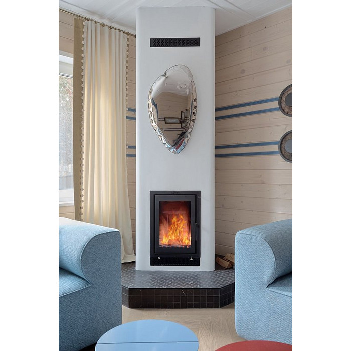 Модульный комплект дымохода ISOTOR, основание 3м, с зонтом трапецией, без вентканала, диаметр 20 см, Schiedel